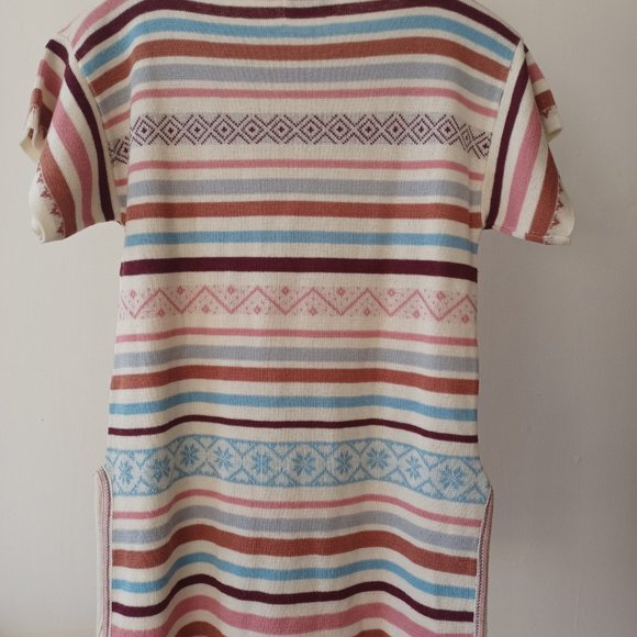 Vintage Striped Knit Tunic Sweater - Picture 3 of 4